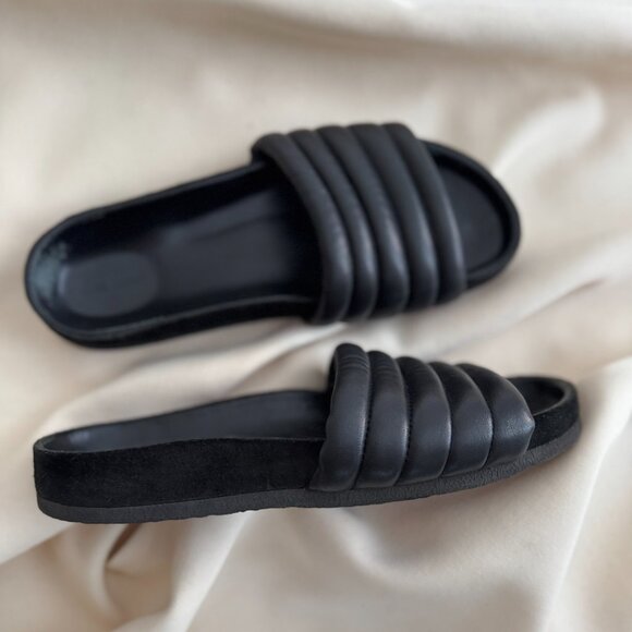 Isabel Marant Hellea Slides in Black, size 40 - Picture 8 of 9